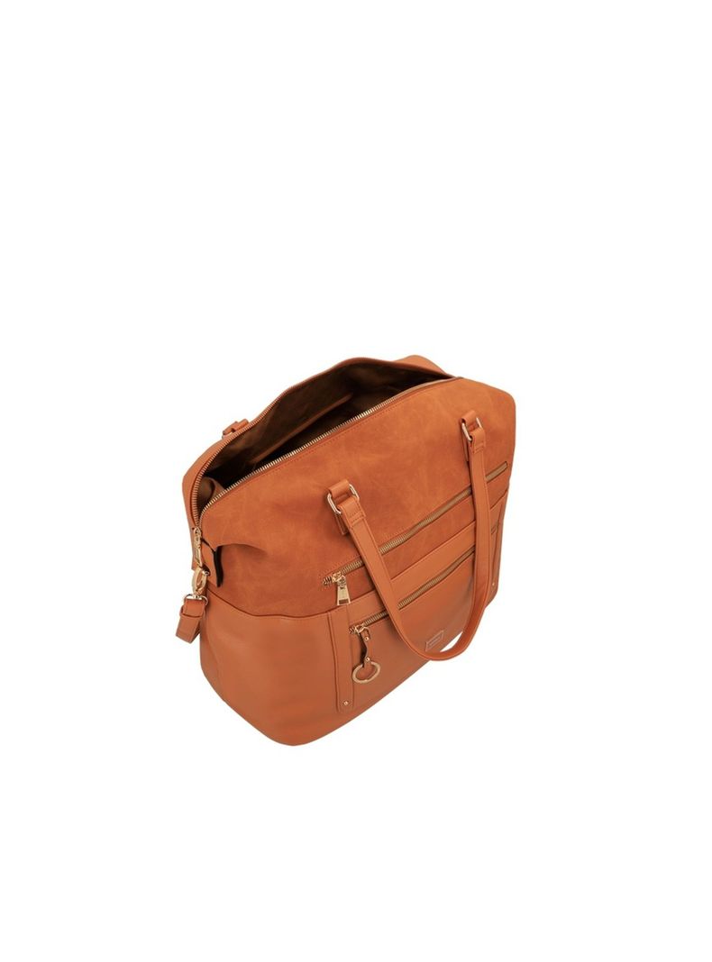 Bolso de Viaje Secret Lourdes FW25 L Café Medio-3