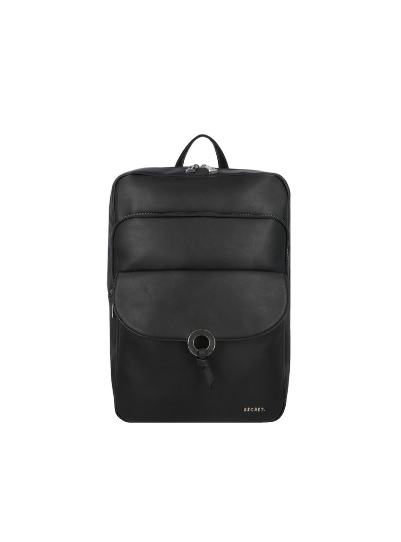Mochila Notebook Secret Sevilla FW25 Negro 15"-0