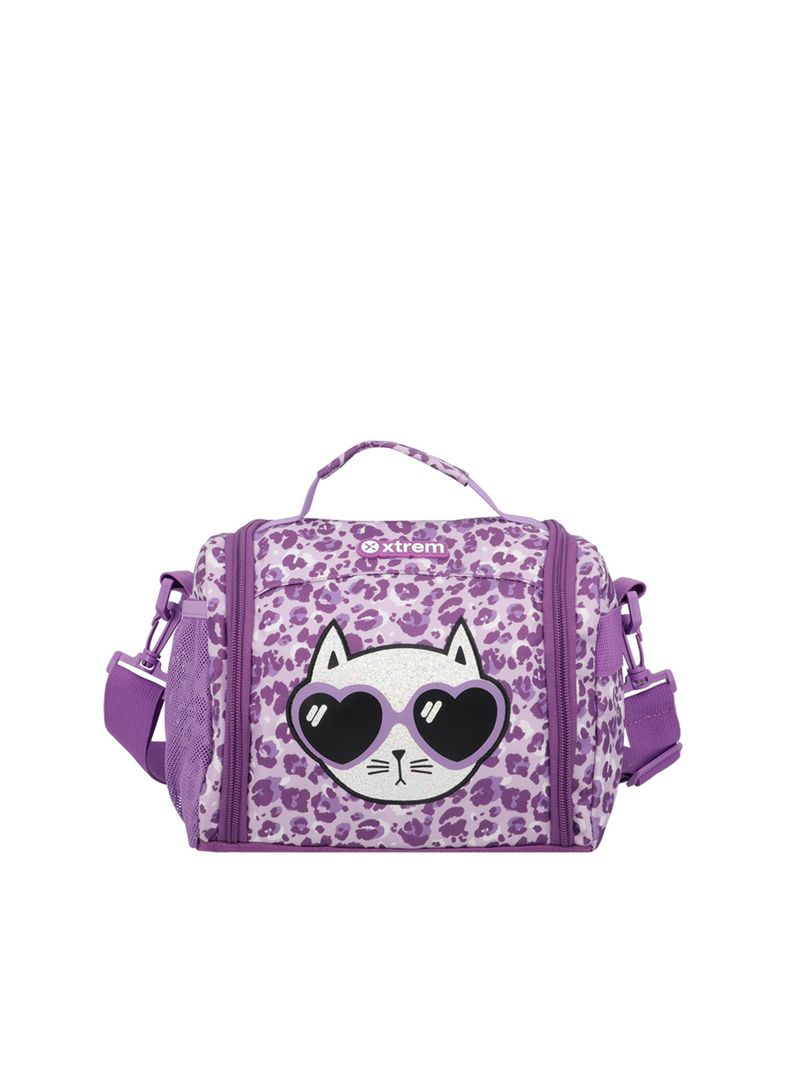 Lonchera Térmica Xtrem Break 3.0 5XT Gato Morado-0