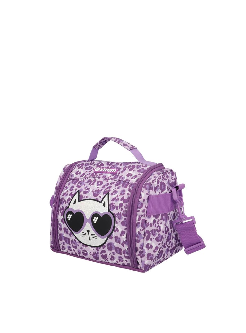 Lonchera Térmica Xtrem Break 3.0 5XT Gato Morado-1