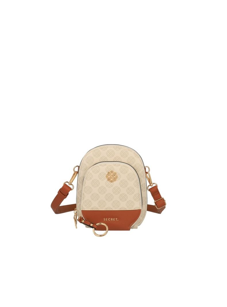 Portacelular Secret Avignon FW25 XL Beige-0