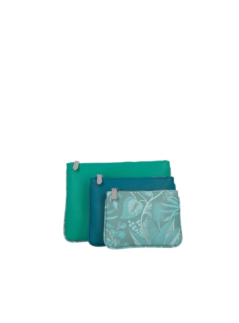 Set 3 Cosmetiqueros Secret Miami FW25 Verde-2