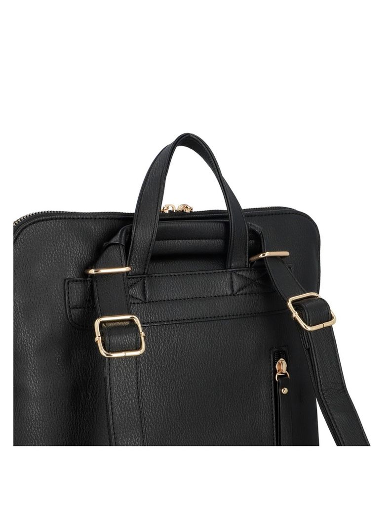 Mochila Notebook Secret Lourdes FW25 Negro 15"-4