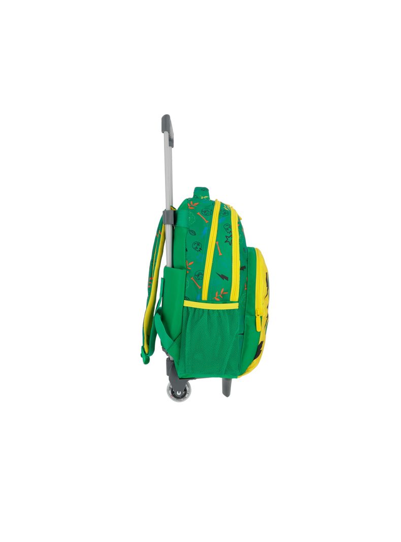 Mochila con ruedas Niño Xtrem Lincoln 4XT Verde-4