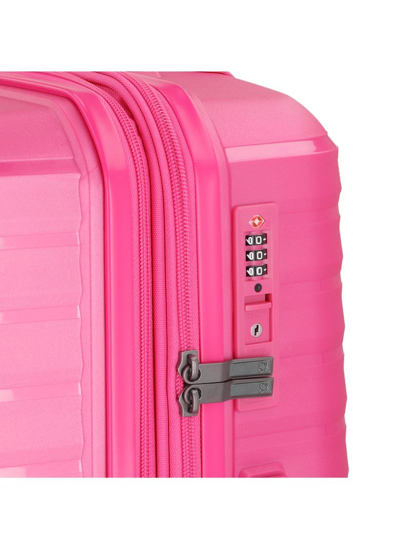 Maleta Grande Saxoline Titanium Rosado-8