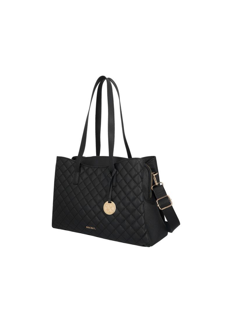 Cartera Tote Secret Murcia FW25 M Negro-1