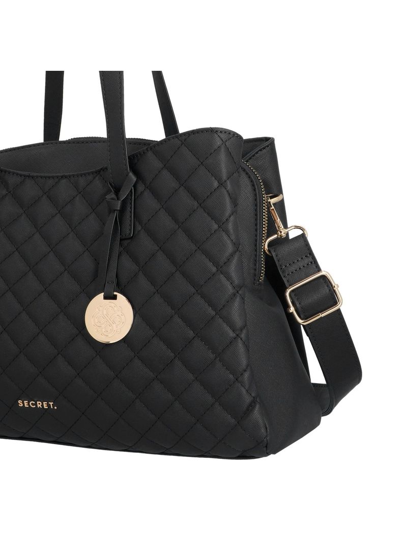 Cartera Tote Secret Murcia FW25 M Negro-4