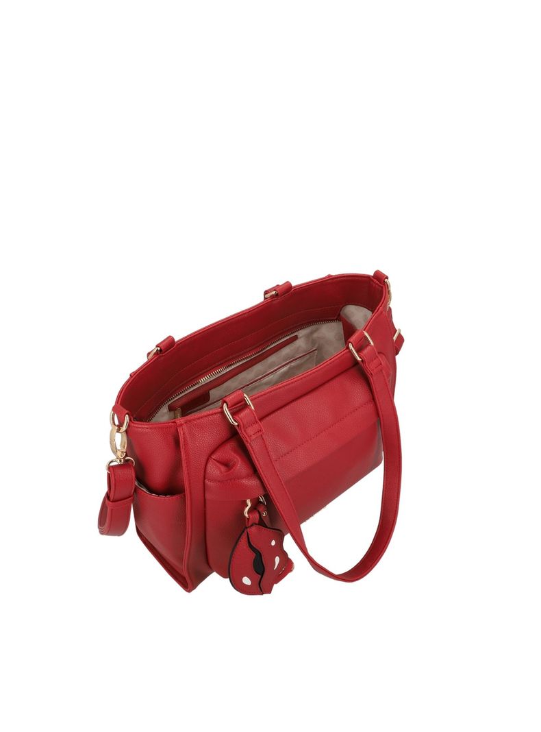 Cartera Tote Secret Teruel FW25 M Rojo-3