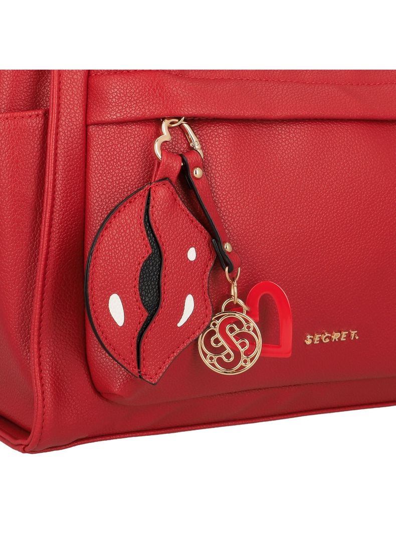 Cartera Tote Secret Teruel FW25 M Rojo-6