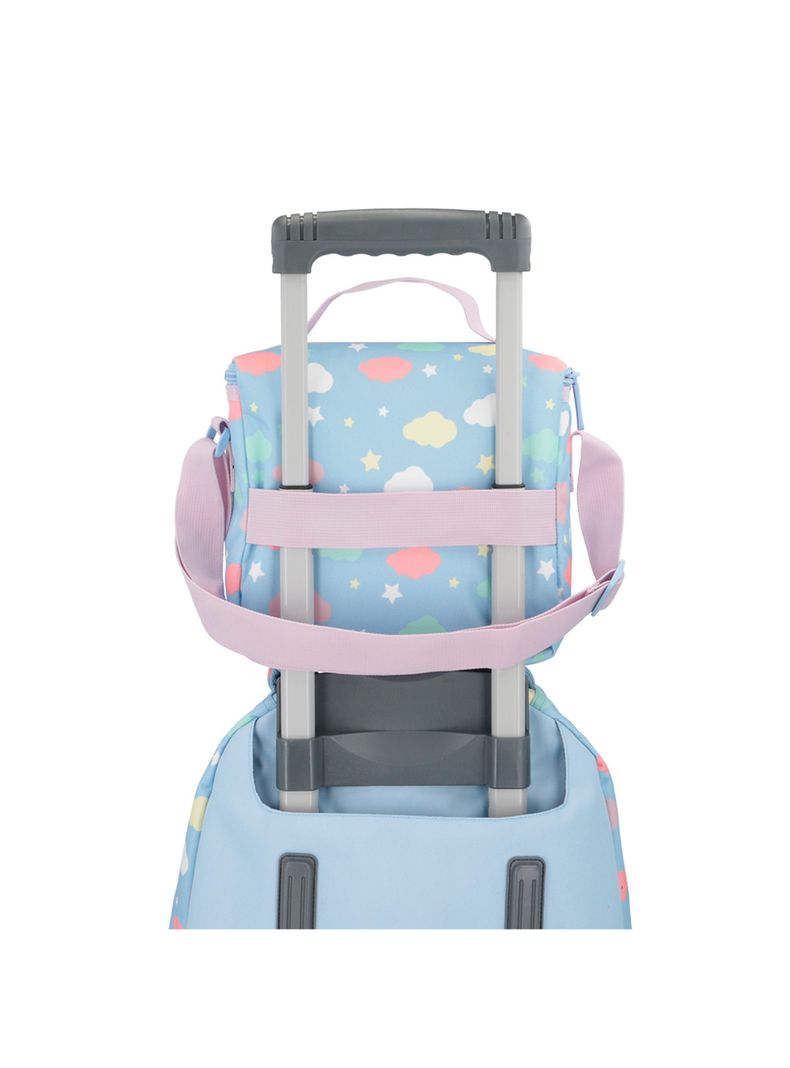 Pack Mochila con ruedas Xtrem Run 5XT Unicornio Azul-4