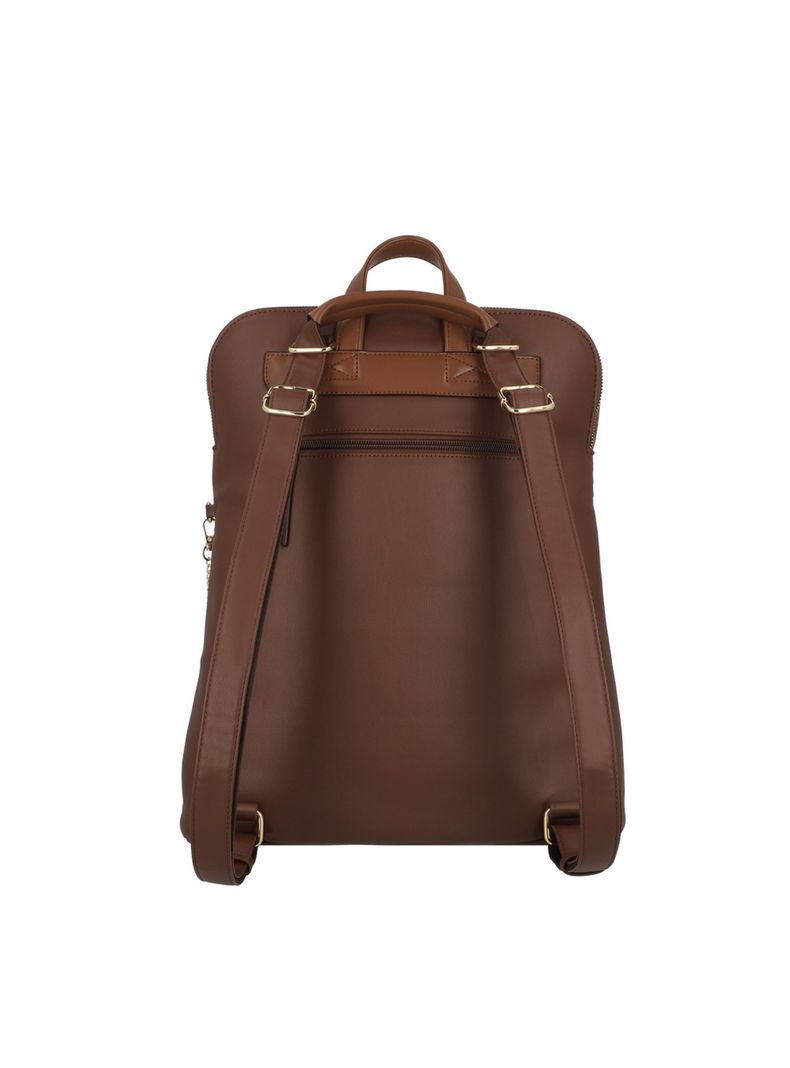 Mochila Notebook Secret Polonia FW25 Café 14"-2