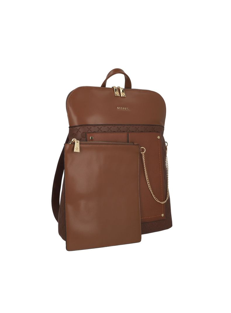 Mochila Notebook Secret Polonia FW25 Café 14"-5
