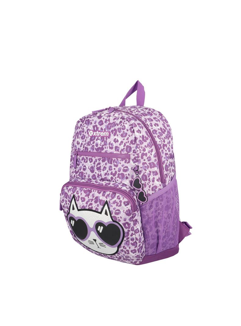 Mochila Xtrem Bolt 5XT Gato Morado-1