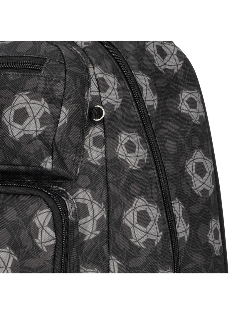 Pack Mochila con ruedas Xtrem Run 5XT Fútbol Negro-6