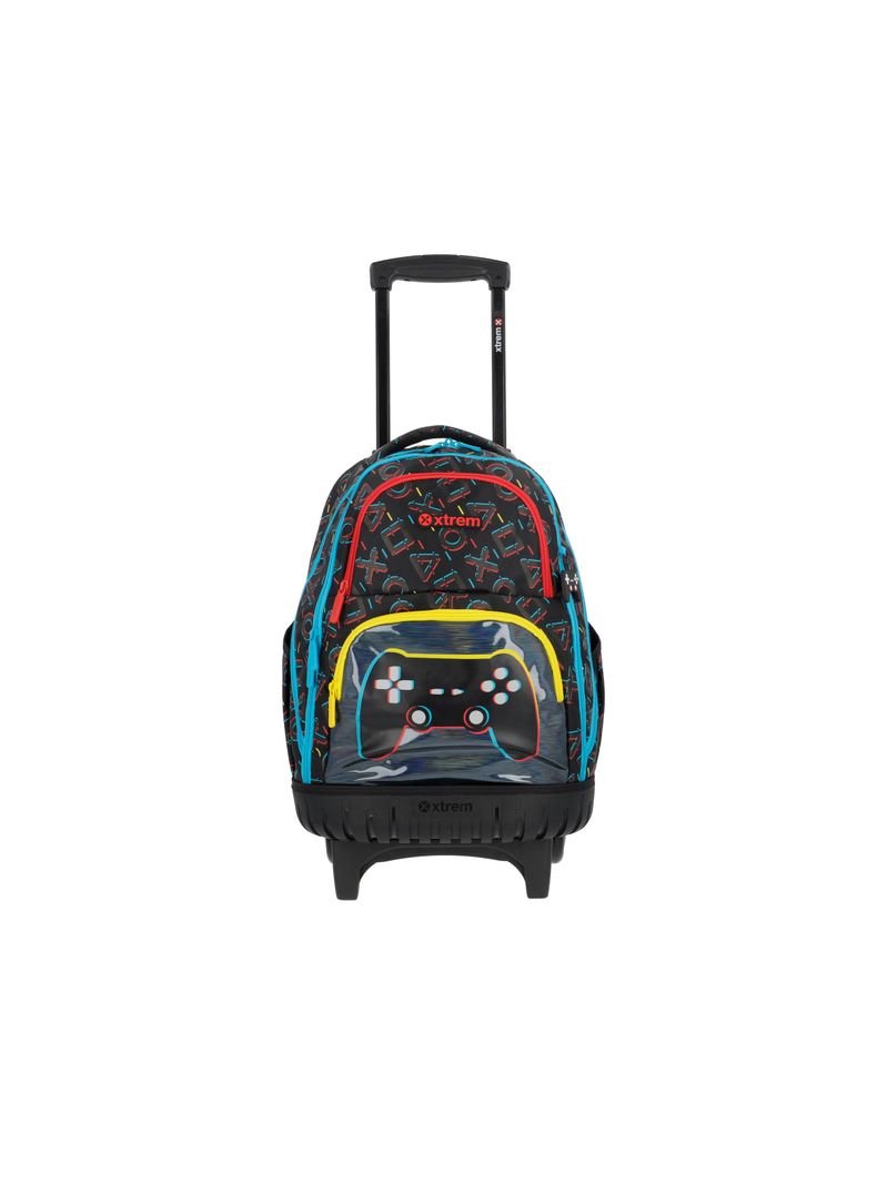Mochila con ruedas Niño Xtrem Cross 2.0 Negro-0