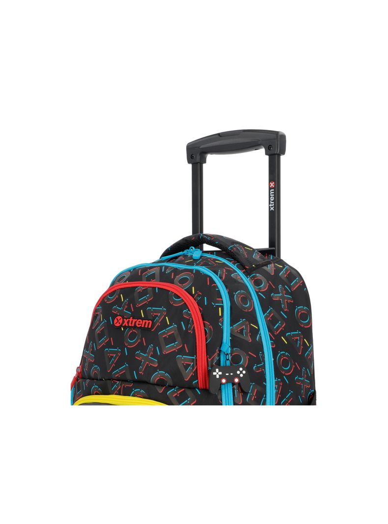 Mochila con ruedas Niño Xtrem Cross 2.0 Negro-5