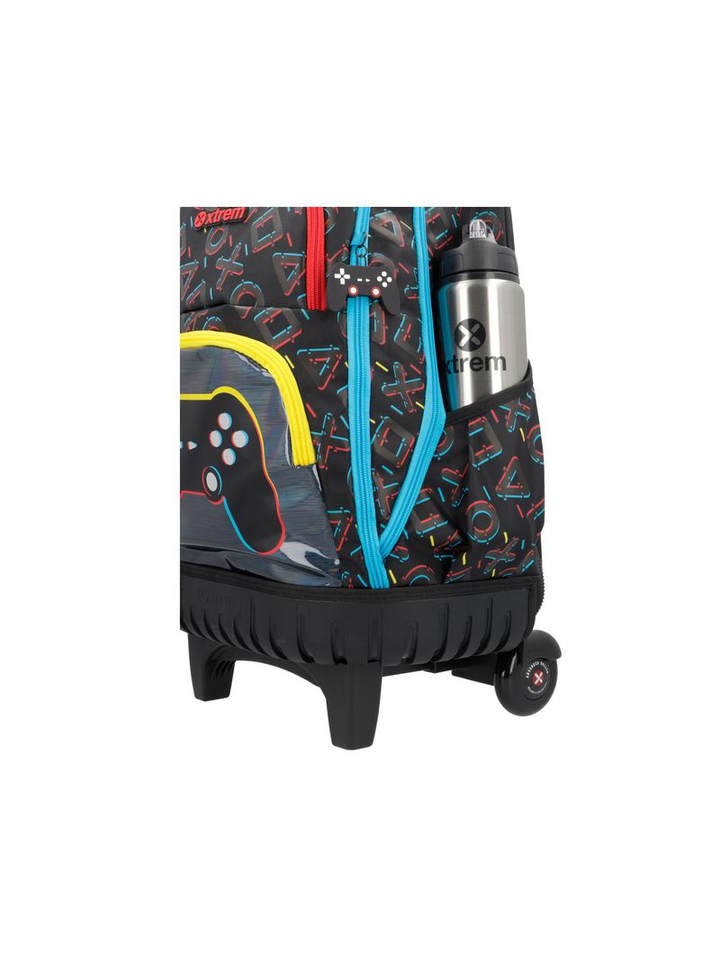 Mochila con ruedas Niño Xtrem Cross 2.0 Negro-6