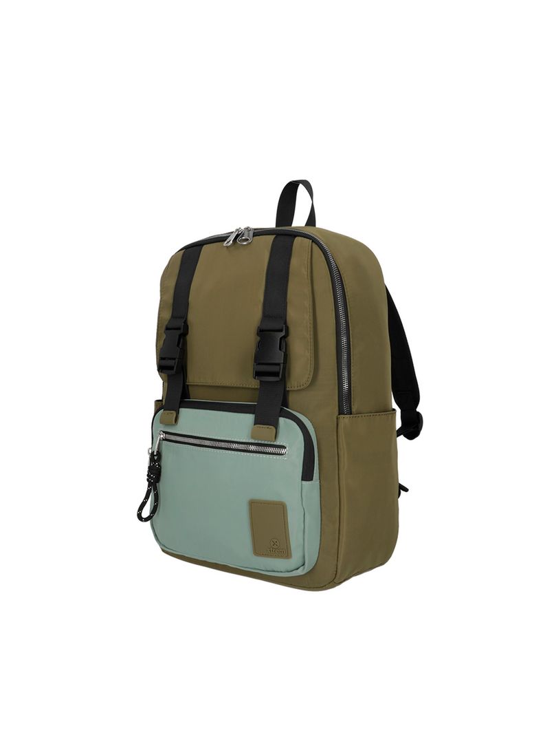 Mochila Notebook Xtrem Lexie Verde 15"-1