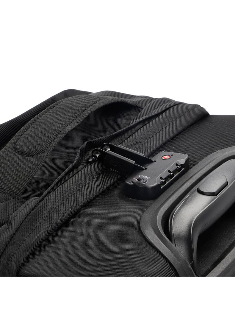 Bolso de Viaje con ruedas Saxoline Urban Track L Negro-8