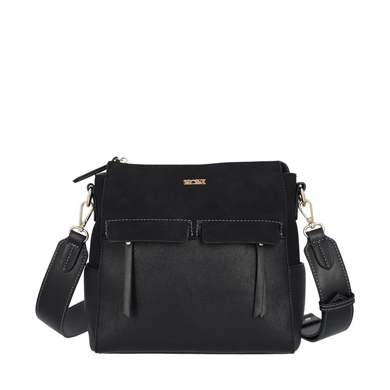 Cartera Mujer Bergen Negra Secret
