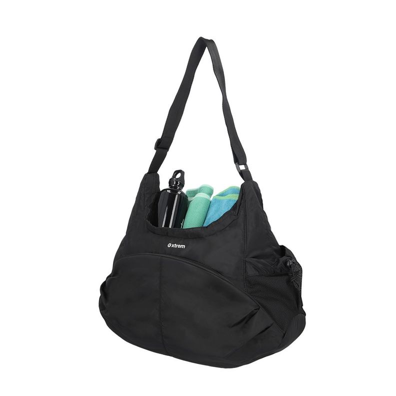 Bolso Deportivo de Mujer Stretch Negro Mediano-5