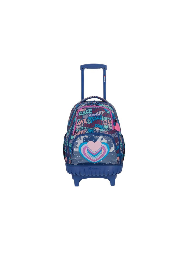Mochila con ruedas Niña Xtrem Cross 2.0 Azul-0