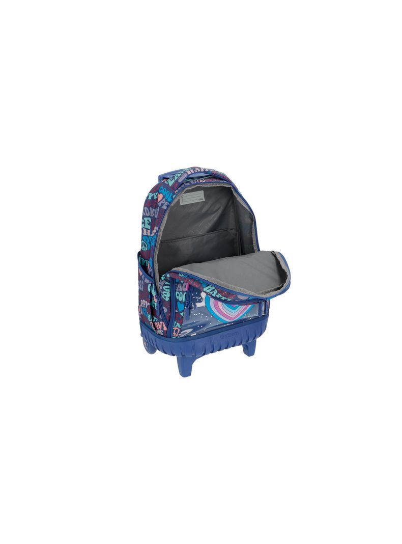 Mochila con ruedas Niña Xtrem Cross 2.0 Azul-3