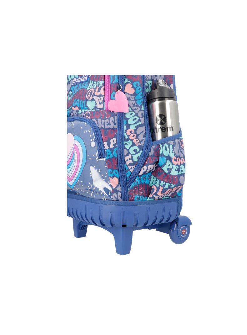 Mochila con ruedas Niña Xtrem Cross 2.0 Azul-6