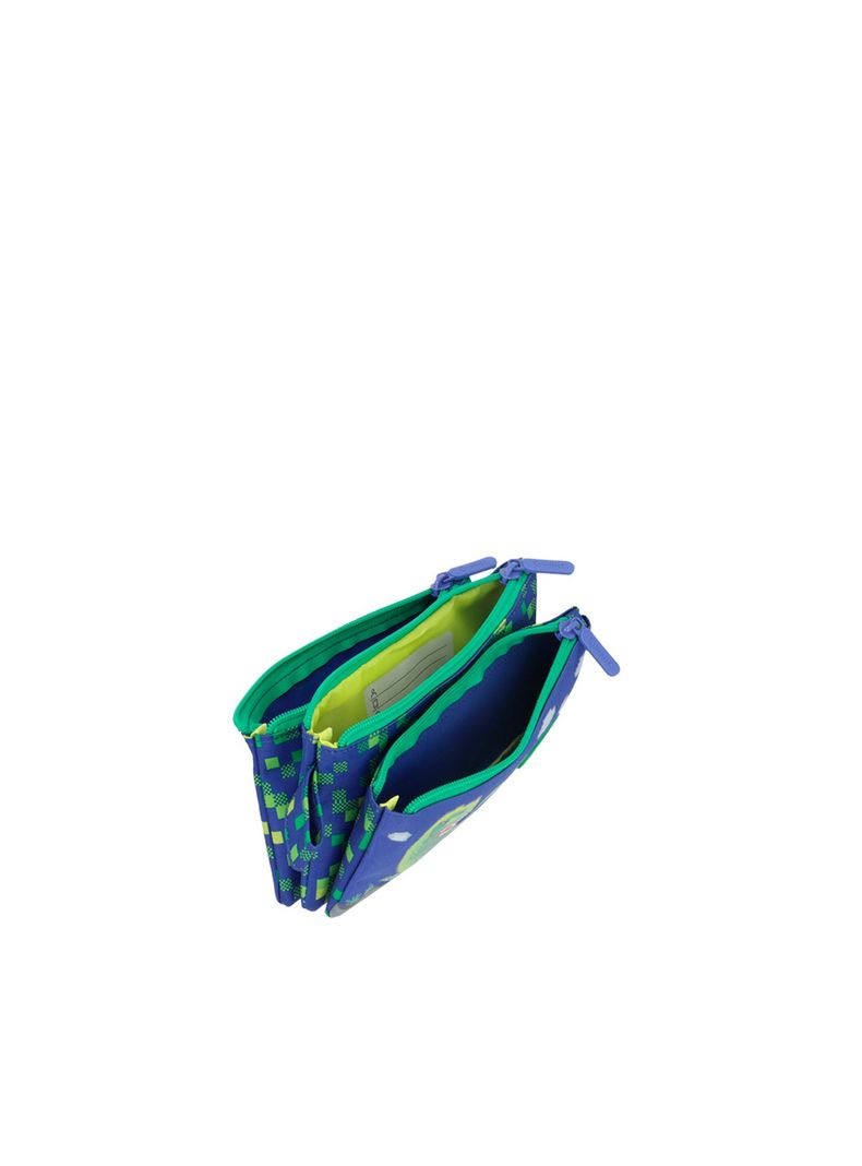 Estuche Xtrem Trinity 5XT Dino Azul-3
