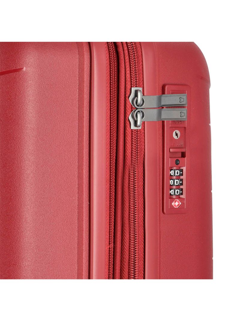 Maleta de Cabina Saxoline Moonstone Rojo-8