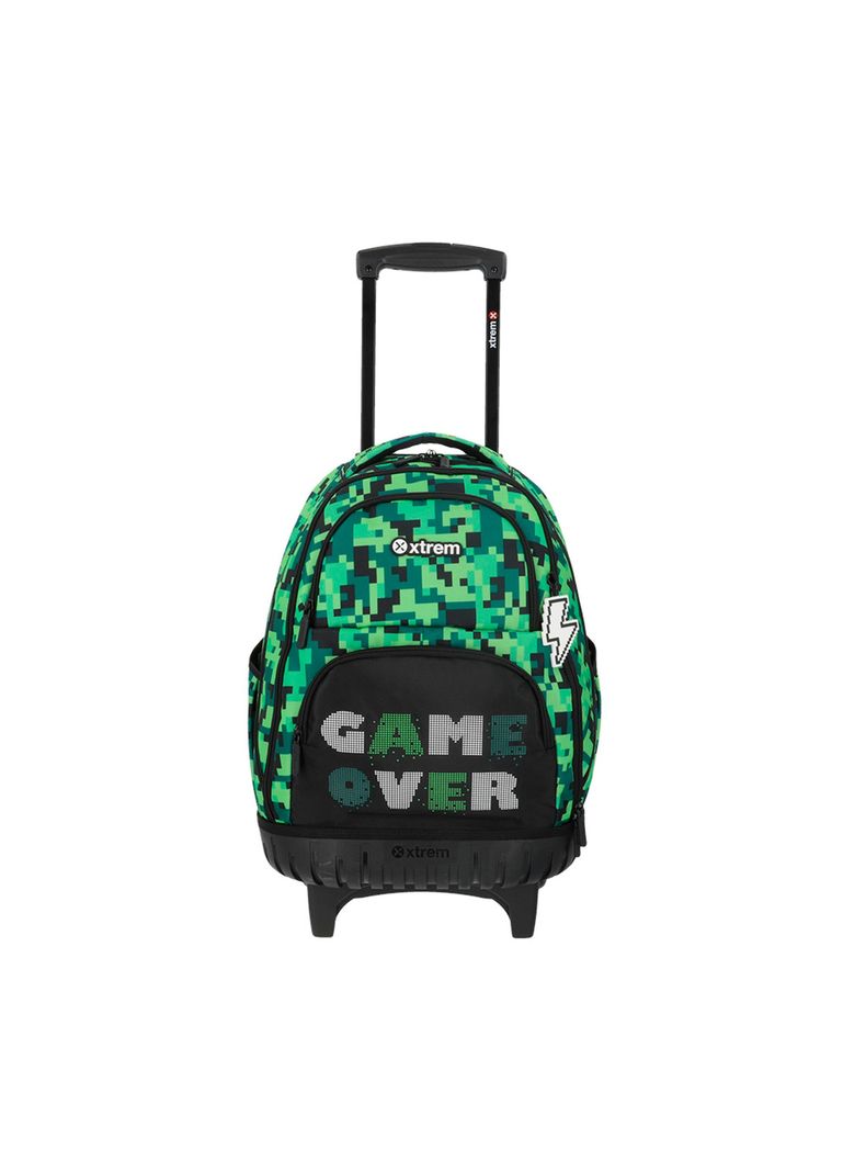 Mochila con ruedas Xtrem Cross 2.0 5XT Pixels Verde-0