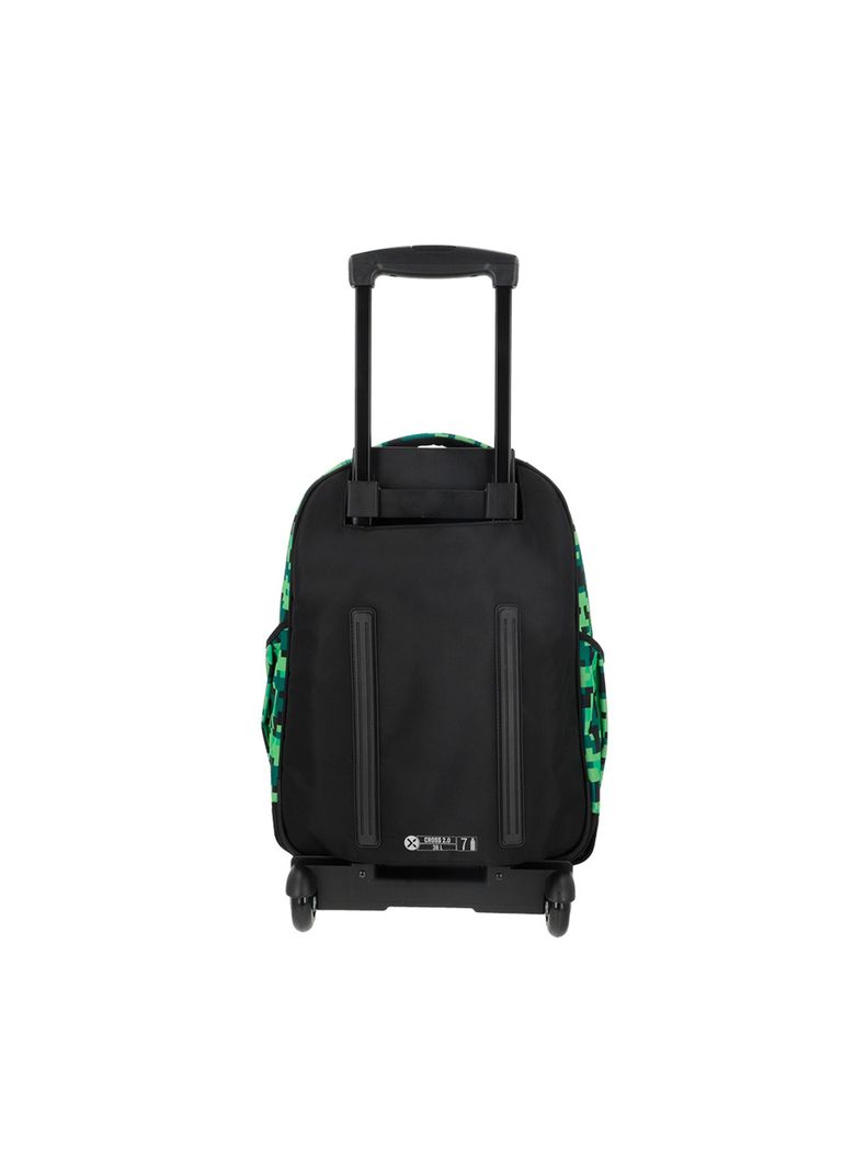 Mochila con ruedas Xtrem Cross 2.0 5XT Pixels Verde-2