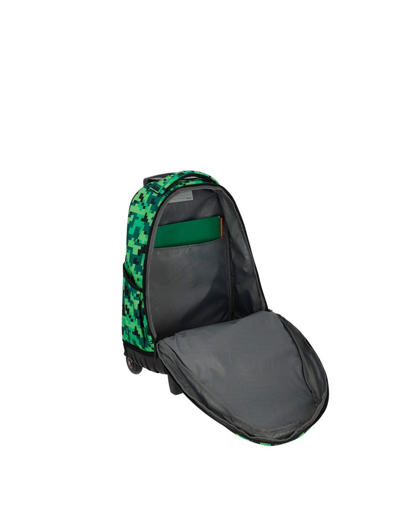 Mochila con ruedas Xtrem Cross 2.0 5XT Pixels Verde-3