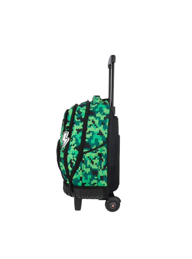 Mochila con ruedas Xtrem Cross 2.0 5XT Pixels Verde-4