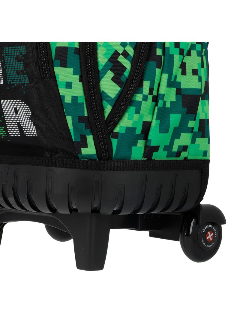 Mochila con ruedas Xtrem Cross 2.0 5XT Pixels Verde-5
