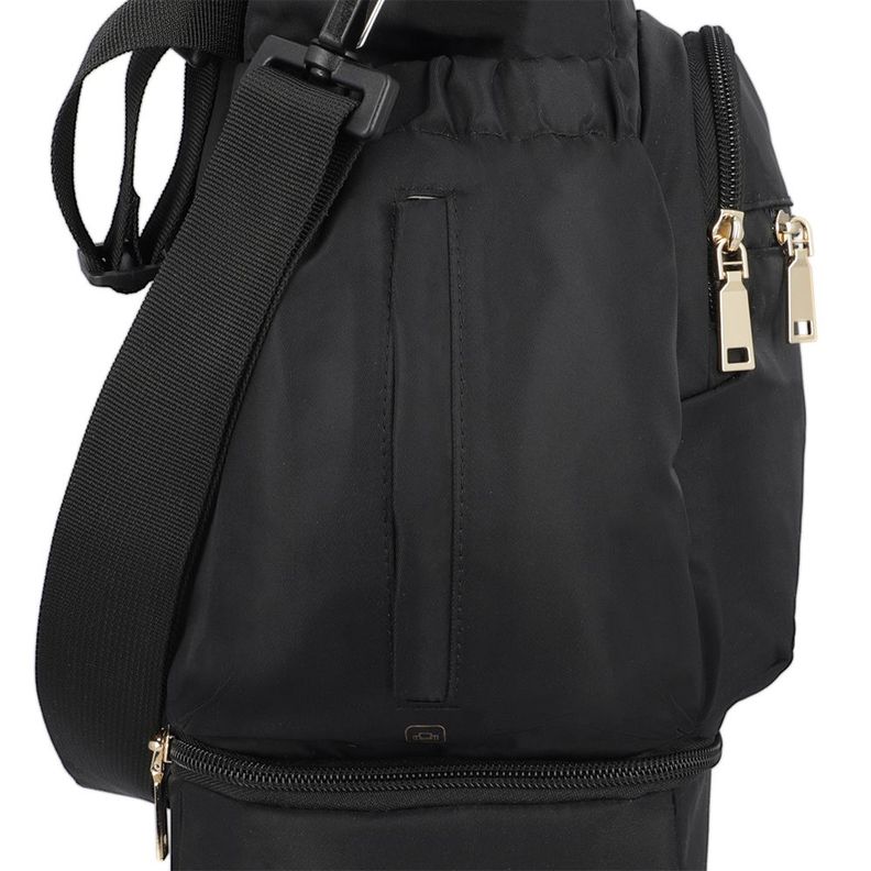 Bolso maternal Parentpack con mudador negro-8