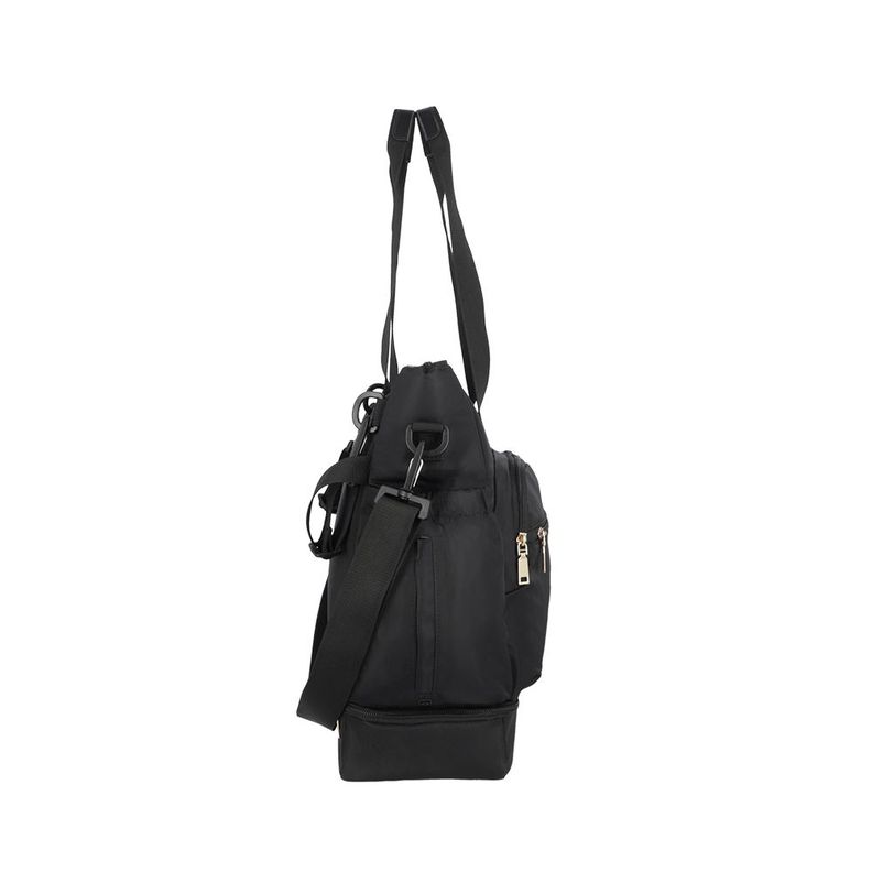 Bolso maternal Parentpack con mudador negro-5