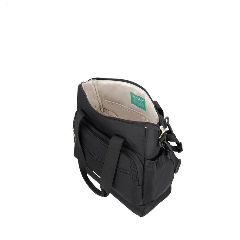 Bolso maternal Parentpack con mudador negro-2