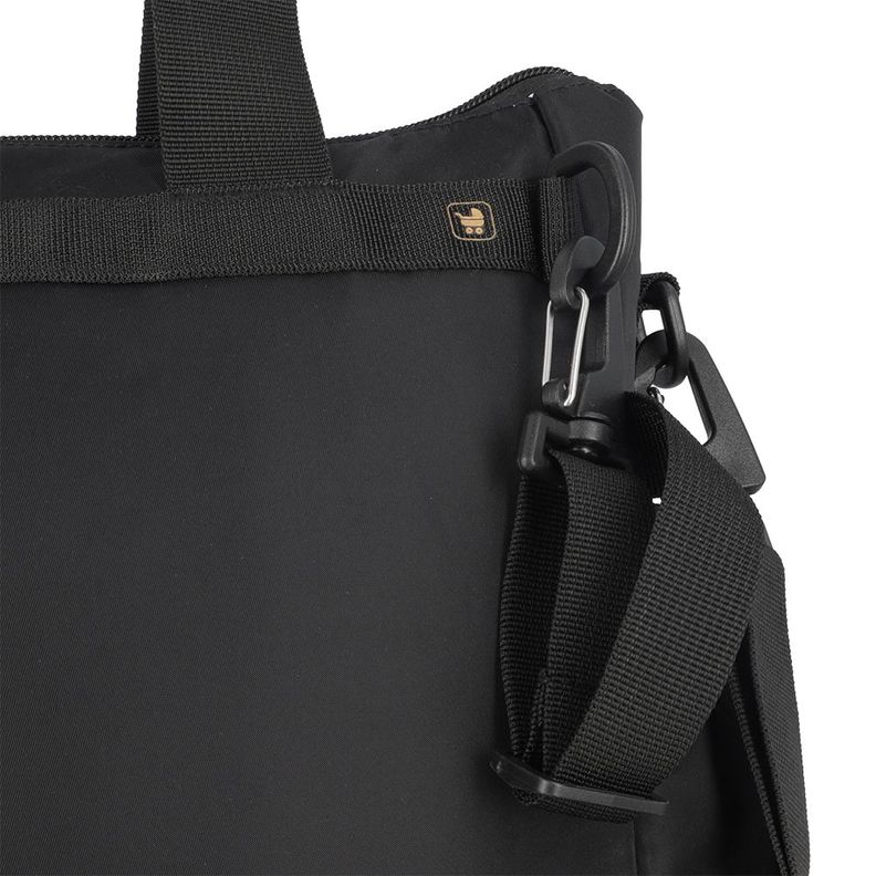 Bolso maternal Parentpack con mudador negro-16