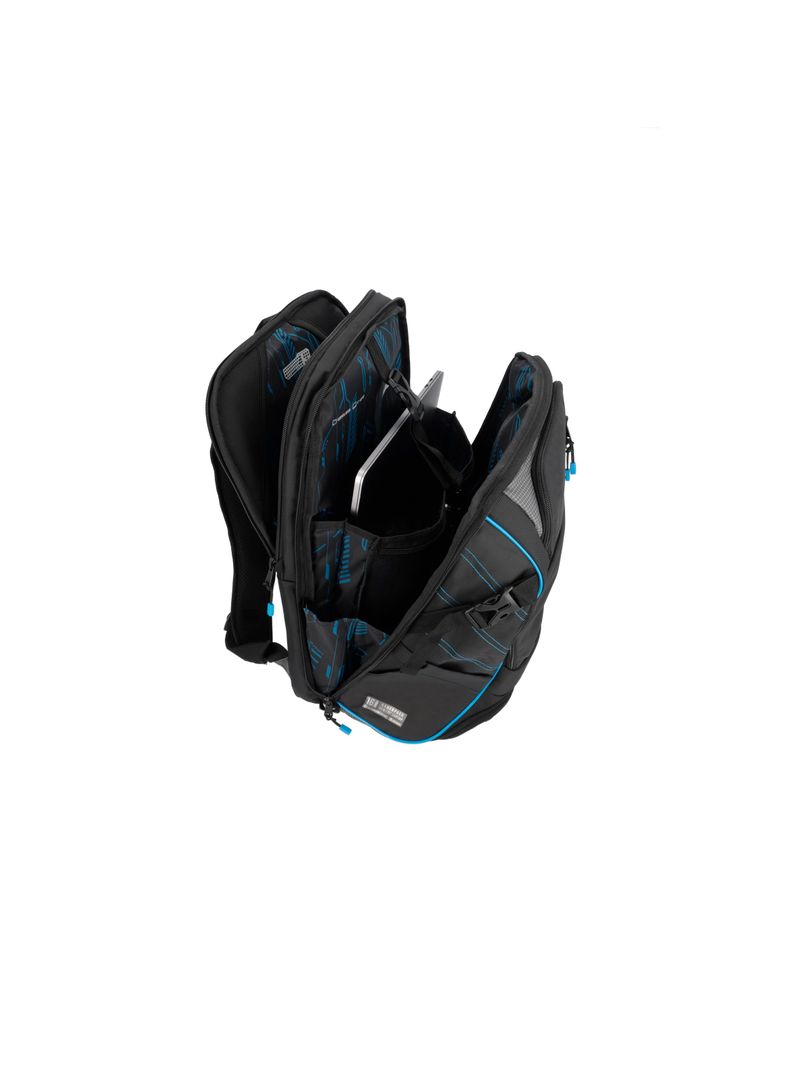 Gamerpack Mochila Notebook Xtrem Negro/Azul 17"-4