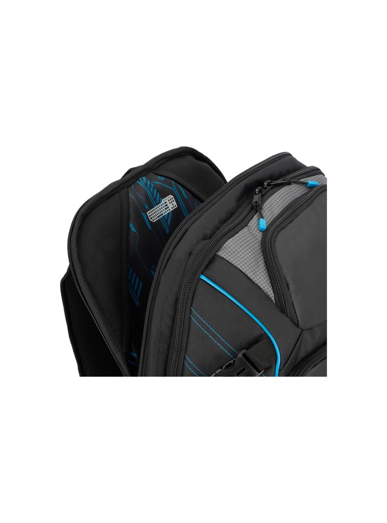 Gamerpack Mochila Notebook Xtrem Negro/Azul 17"-8