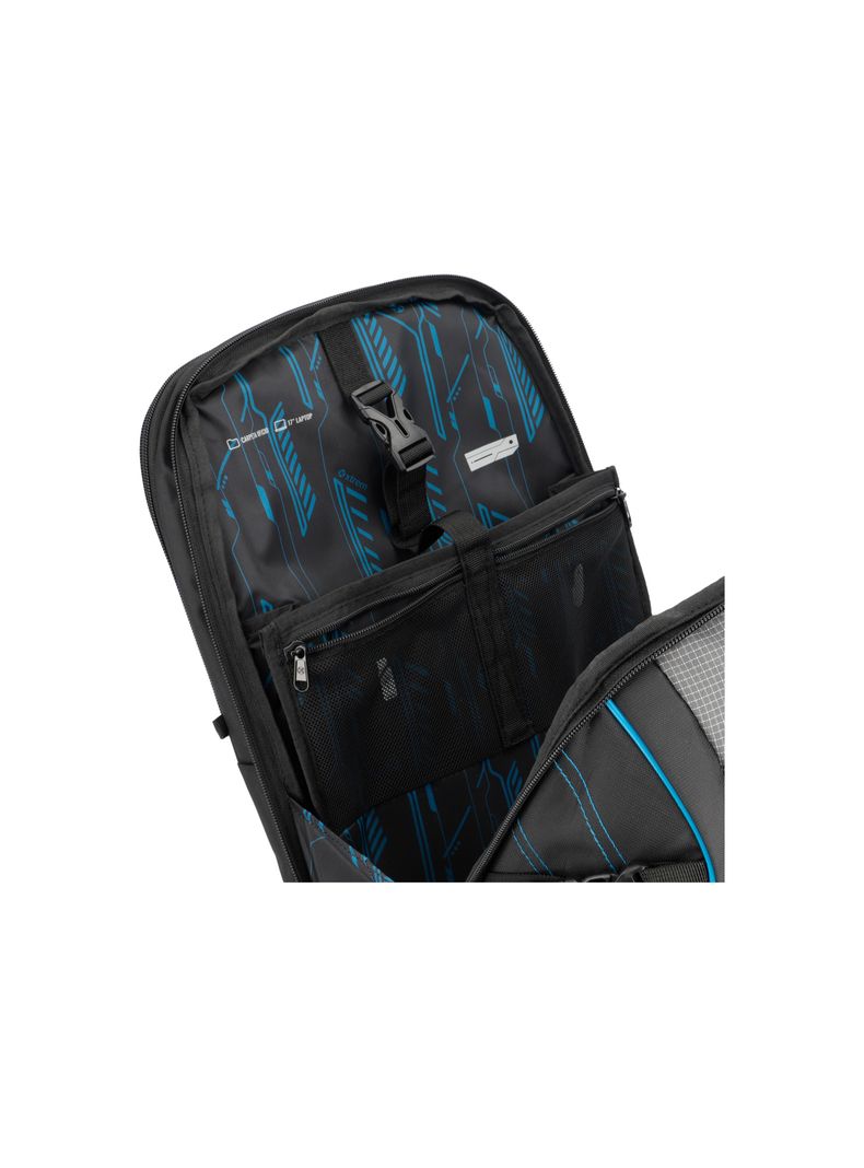 Gamerpack Mochila Notebook Xtrem Negro/Azul 17"-9