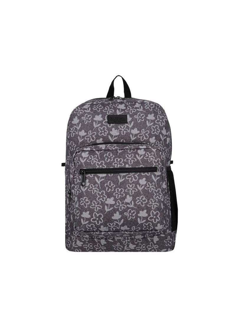 Mochila Notebook Xtrem Everdale 5XT Flores Negro 16"-0