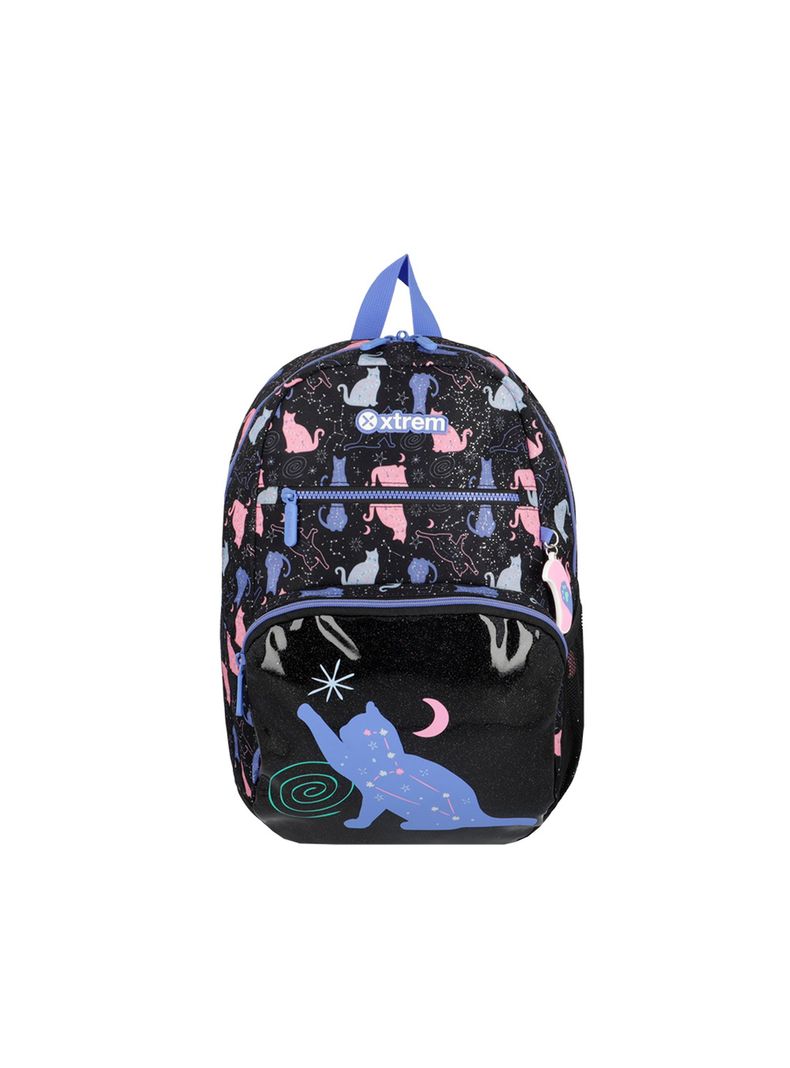 Mochila Xtrem Bolt 5XT Gato Negro/Púrpura-0