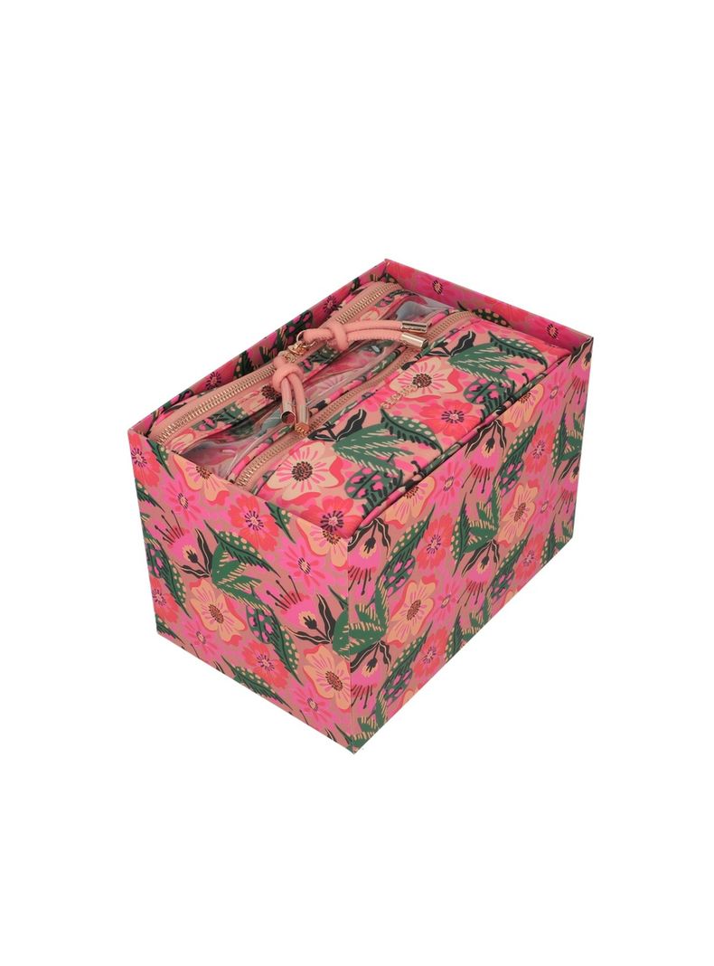 Set 2 Cosmetiqueros Secret Vitoria FW25 Flores-1