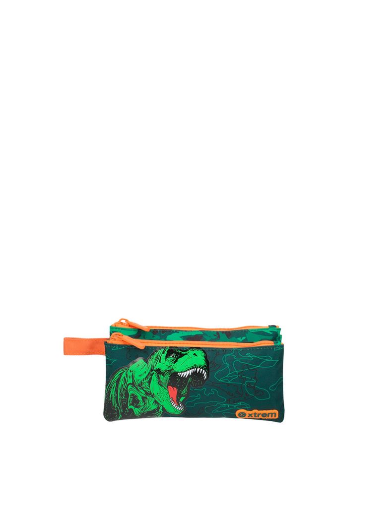 Estuche Xtrem Trinity 5XT Dino Verde-0