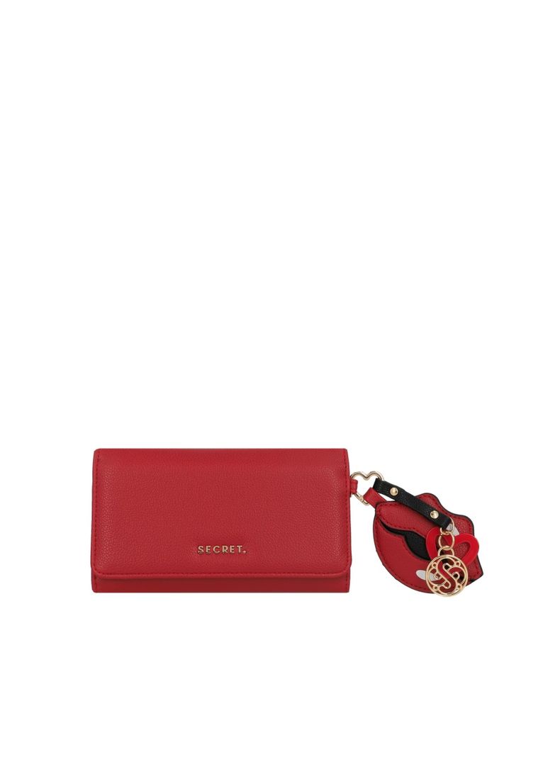 Billetera Secret Teruel FW25 L Rojo-0