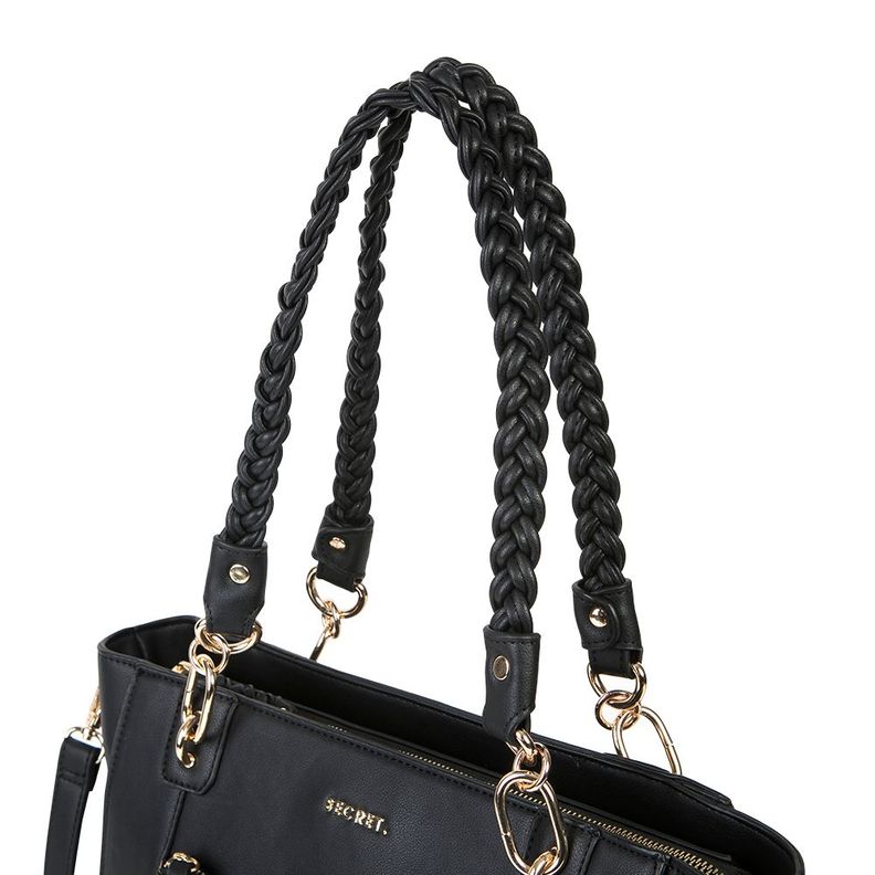 Cartera Tote Bag Secret Monaco Negro M-4