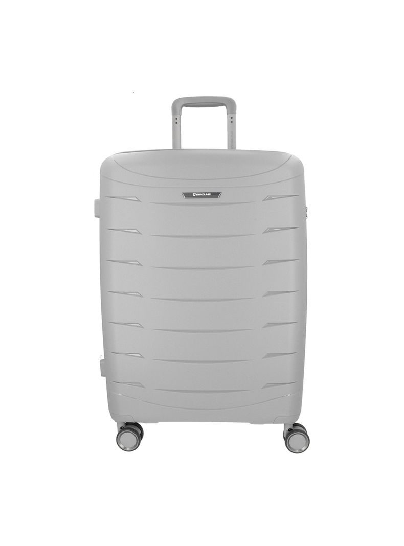 Maleta Grande Saxoline Moonstone Plateado-0