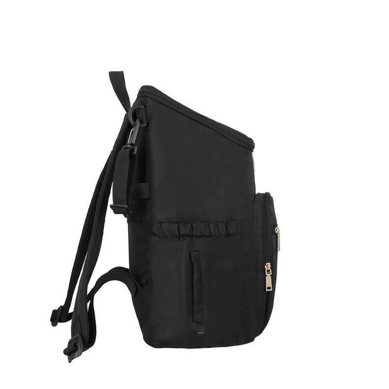 Mochila maternal Parentpack con mudador negra-5